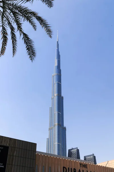 Dubai Uea Febrero 2023 Torre Burj Khalifa Vista Desde Dubai —  Fotos de Stock
