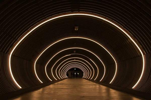 Zürich Schweiz Mars 2022 Den Lätta Tunneln Som Förbinder Den — Stockfoto