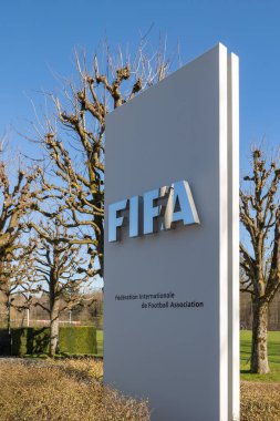 Zürih - 19 Mart 2025: FIFA (futbol sporları için kar amacı gütmeyen) İsviçre 'deki Zürih merkezidir.. 