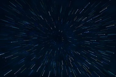 Gece gökyüzünde yıldız patlaması - arkaplan ögesi olarak kullanılır