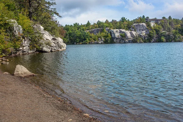 Das Kristallklare Wasser Des Minnewaska Sees Bei New Paltz New — Stockfoto