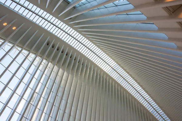 Modern Patterned Ceiling World Trade Center New York City — Stock Photo, Image