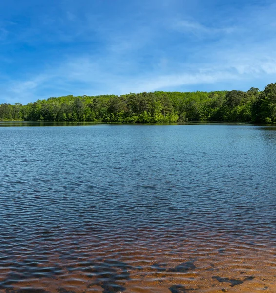 Καθαρά Νερά Της Λίμνης Prospertown Στο Jackson New Jersey — Φωτογραφία Αρχείου
