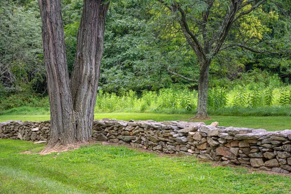 Eine Rustikale Steinmauer Susquehanna State Park Havre Grace Maryland — Stockfoto