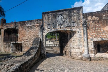 Santo Domingo, Dominik Cumhuriyeti 'ndeki eski Koloni Şehir Duvarı..