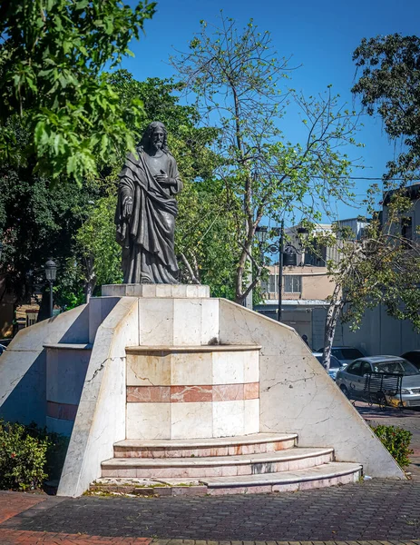 Een Standbeeld Van Jezus Christus Santo Domingo Dominicaanse Republiek — Stockfoto