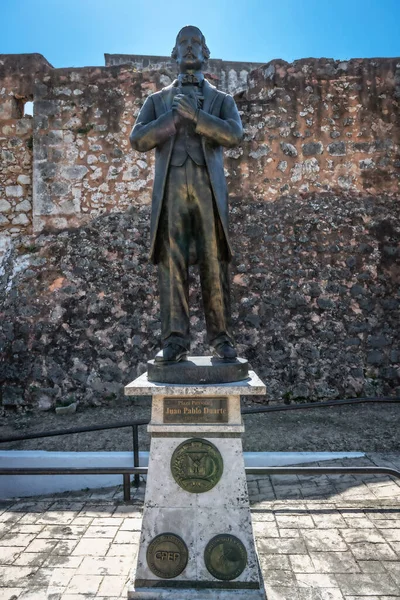 Het Standbeeld Van Juan Pablo Duarte Vader Van Dominicaanse Onafhankelijkheid — Stockfoto