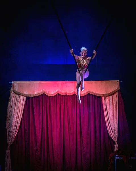 West Windsor New Jersey July Circus Acrobat July 2023 Festival — Foto Stock