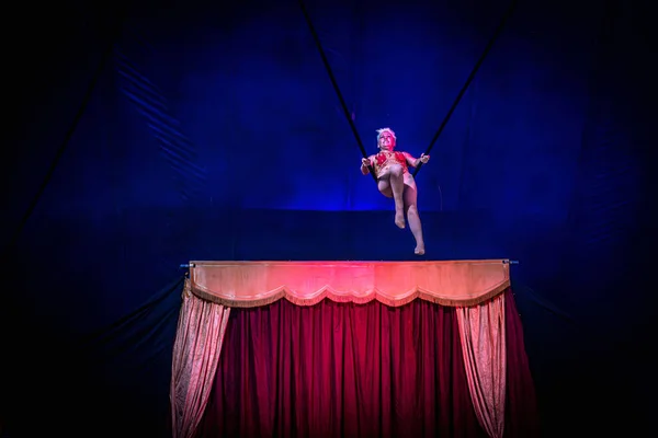 West Windsor New Jersey July Circus Acrobat July 2023 Festival — Foto Stock