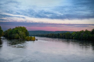 Washington Crosssing 'deki Delaware Nehri, Bucks County Pa.