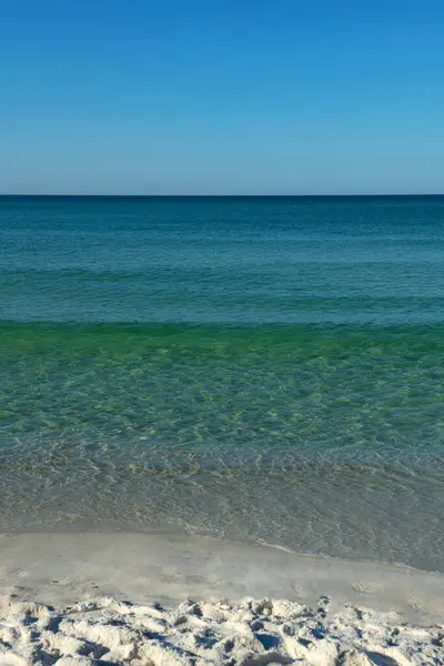 stock image The turquoise clear water off Marimar Beach on the Florida panhandle.