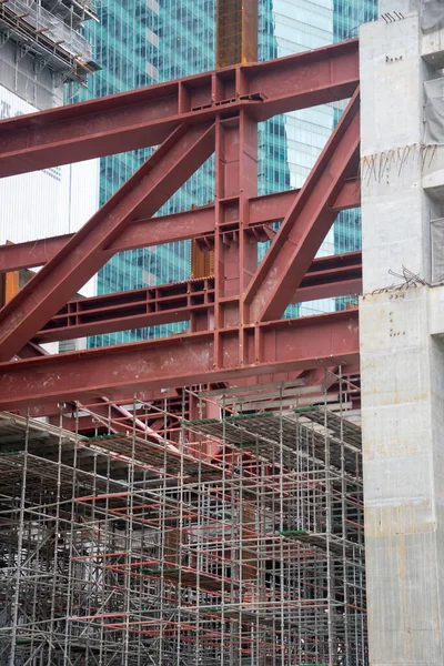 2022年11月6日新加坡 新加坡商业大厦建筑工地 — 图库照片