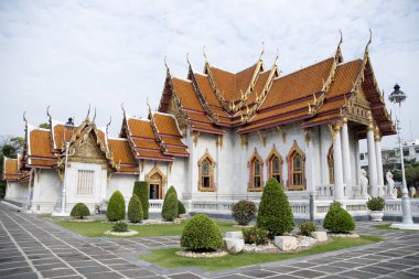Wat Benchamabophit Dusitwanaram or Marble Temple in Bangkok. It is one of Bangkok's best-known temples and a major tourist attraction