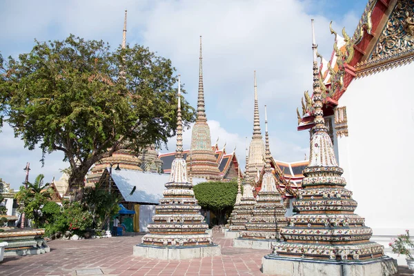 Bangkok Thailand Feb 2023 Beautiful Chedi Wat Pho Bangkok One —  Fotos de Stock