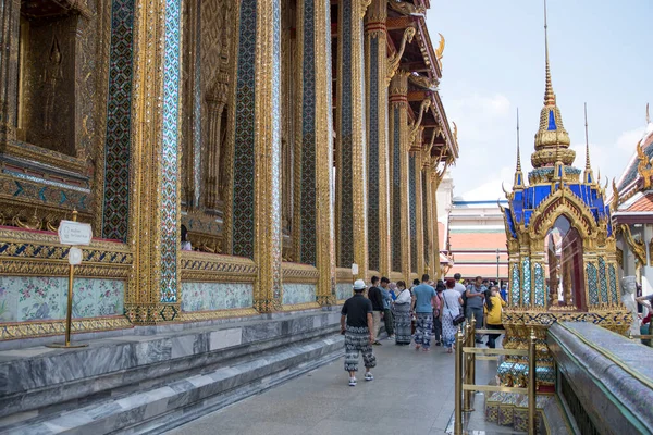 Bangkok Thailand Februar 2023 Scharen Von Touristen Besuchen Den Malerischen — Stockfoto