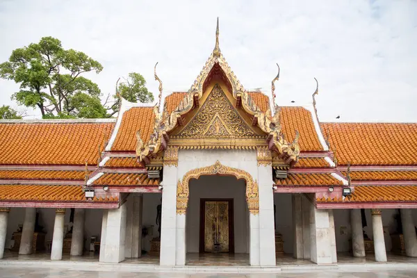 Wat Benchamabophit Dusitwanaram Marble Temple Bangkok One Bangkok Best Known — Fotografia de Stock