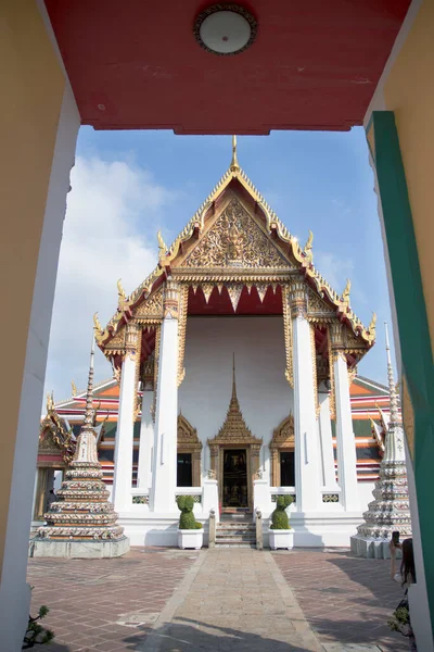 Bangkok Thailand Feb 2023 Phra Vihara Wat Pho Bangkok Wat — Fotografia de Stock