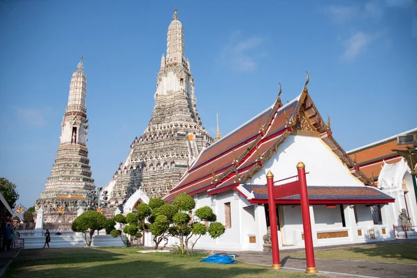Bangkok Thailand Februar 2023 Wat Arun Oder Tempel Der Morgenröte — Stockfoto