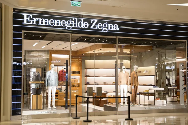 stock image Bangkok, Thailand- 15 Feb, 2023: Ermenegildo Zegna store at Siam Paragon, Bangkok. Zegna is an Italian luxury fashion house. It was founded in 1910. 