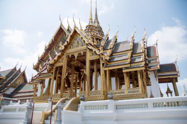 Phra Tinang Aporn Phimok Prasat Pavilion in the Grand Palace in Bangkok. The palace has been the official residence of the Kings of Siam since 1782