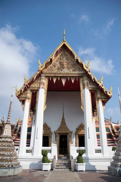 Пхра Ваара Ват Пхо Бангкок Ват Пхо Является Старейшим Самым — стоковое фото