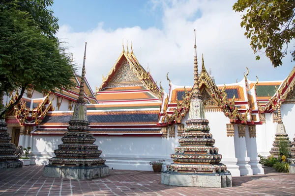 Beautiful Chedi Wat Pho Bangkok One Oldest Largest Temples Bangkok — Photo