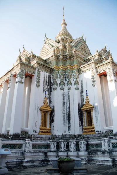 Magníficos Exteriores Phra Mondop Wat Pho Bangkok Esta Sala Escrituras —  Fotos de Stock