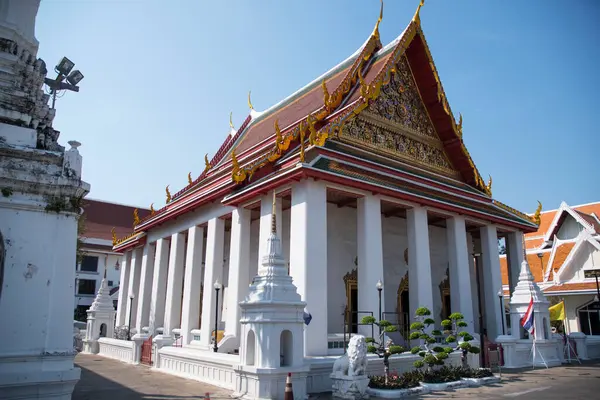 Wat Prayun Wongsawat Worawihan Buddhistischer Tempel Bangkok Thailand — Stockfoto