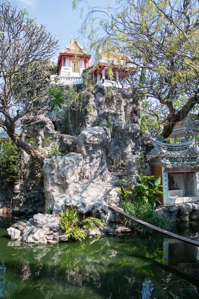 Banguecoque Tailândia Fevereiro 2023 Jardim Khao Wat Prayun Wongsawat Worawihan — Fotografia de Stock