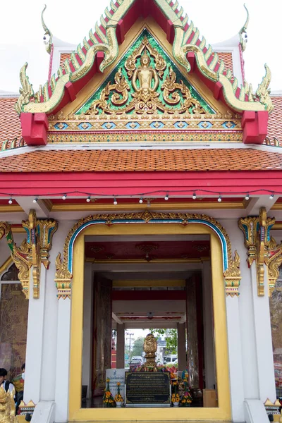 Kanchanaburi Tajlandia Lut 2023 Miasto Pillar Sanktuarium Miasta Kanchanaburi Dla — Zdjęcie stockowe