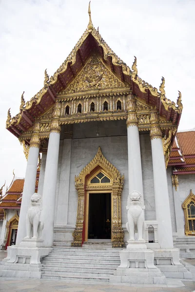 Wat Benchamabophit Dusitwanaram Marble Temple Bangkok One Bangkok Best Known — Stockfoto