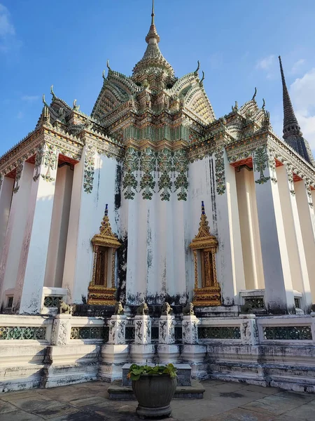 Magníficos Exteriores Phra Mondop Wat Pho Bangkok Esta Sala Escrituras —  Fotos de Stock