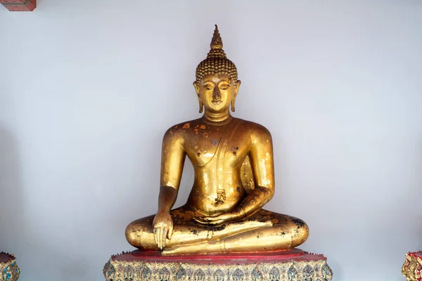 Golden Buddha Statues Wat Pho Bangkok Wat Pho One Oldest — Stock Photo, Image