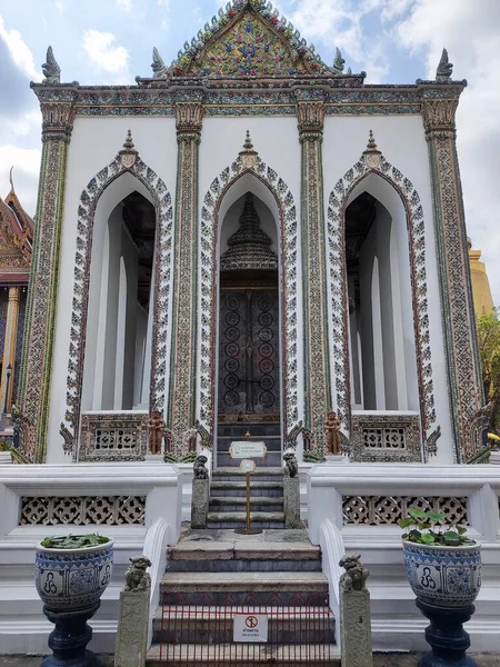 Bangkok Thailand Fevereiro 2023 Phra Viharn Yod Templo Complexo Grand — Fotografia de Stock