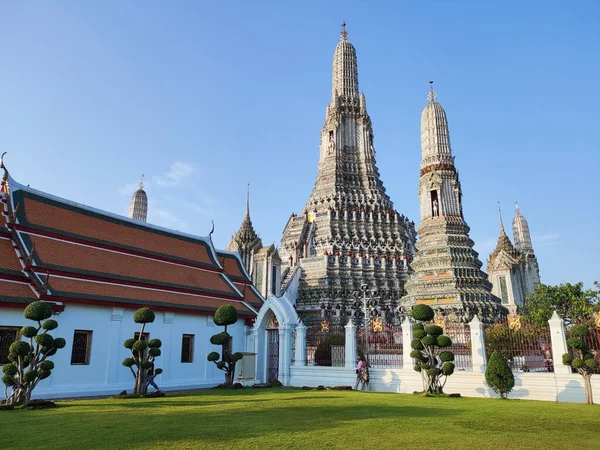 Bangkok Tailandia Feb 2023 Wat Arun Templo Del Amanecer Templo —  Fotos de Stock