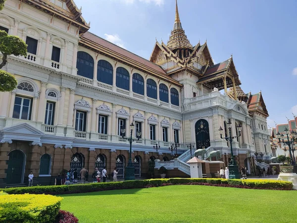 Bangkok Thailand Feb 2023 View Chakri Maha Prasat Throne Hall — Stok fotoğraf