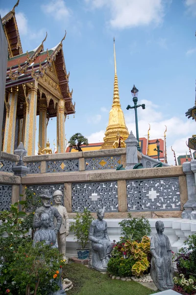 stock image Bangkok, Thailand- 13 Feb, 2023: Architecture detail of the building inside the Grand Palace Bangkok Thailand.