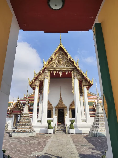 Phra Vihara Wat Pho Bangkok Ват Найстаріший Найбільший Храмовий Комплекс — стокове фото