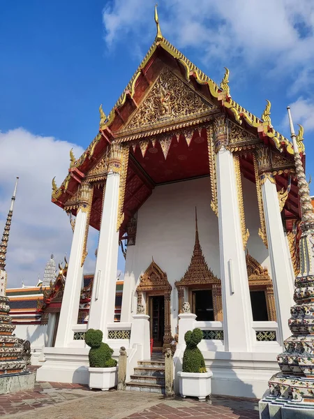 Phra Vihara Wat Pho Bangkok Wat Pho Het Oudste Grootste — Stockfoto