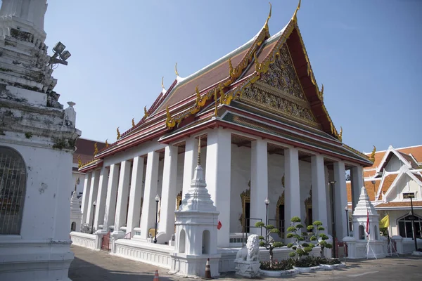 Wat Prayun Wongsawat Worawihan Templo Buddhist Bangkok Tailandia —  Fotos de Stock
