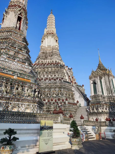 Bangkok Thailand Feb 2023 Wat Arun Tempel Van Dawn Een — Stockfoto