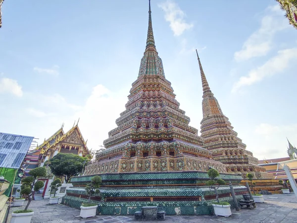 Bangkok Thailand Februar 2023 Phra Maha Chedi Rajakarn Und Sein — Stockfoto