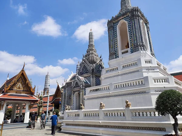 2023年2月13日 バンコクの王宮にある巨大な仏塔 グランドパラックはタイで最も訪問された場所です — ストック写真