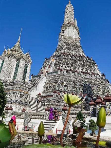 Bangkok Thailand Feb 2023 Wat Arun Tempel Van Dawn Een — Stockfoto