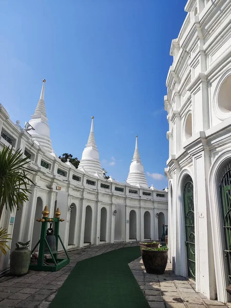 Bangkok Tailândia Fevereiro 2023 Wat Prayun Wongsawat Worawihan Templo Budista — Fotografia de Stock