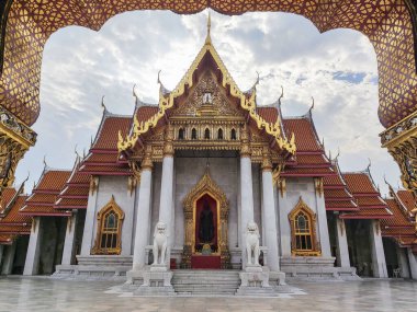 Wat Benchamabophit Dusitwanaram or Marble Temple in Bangkok. It is one of Bangkok's best-known temples and a major tourist attraction