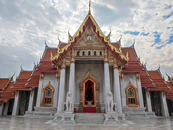 Wat Benchamabophit Dusitwanaram Marble Temple Bangkok One Bangkok Best Known — Stockfoto