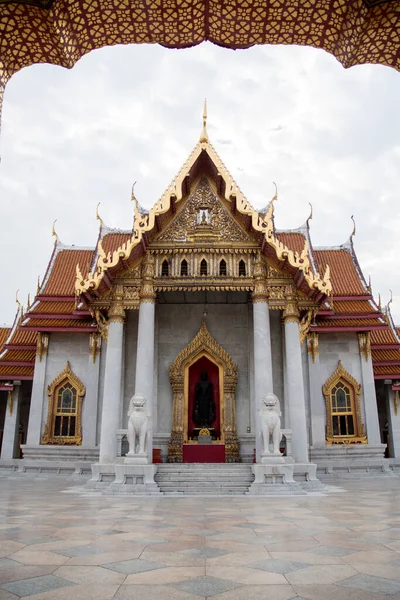 Wat Benchamabophit Dusitwanaram Marmeren Tempel Bangkok Het Een Van Bangkok — Stockfoto