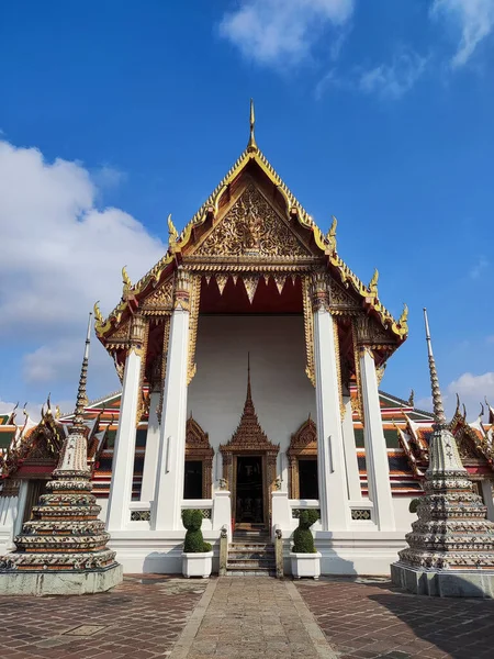 Phra Vihara Wat Pho Bangkok Ват Найстаріший Найбільший Храмовий Комплекс — стокове фото