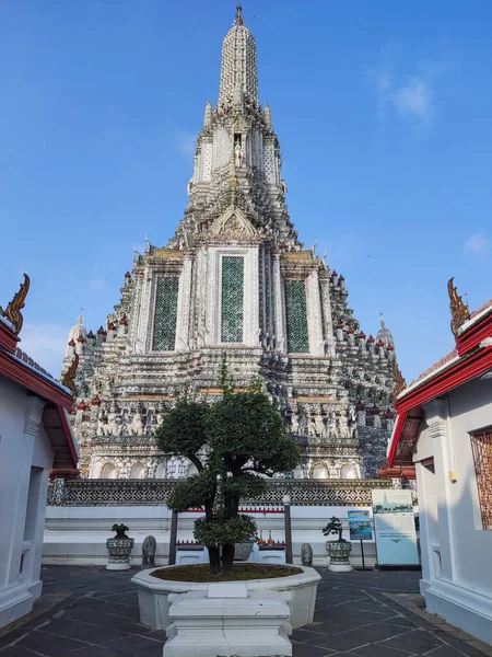 Bangkok Thailand Feb 2023 Indrukwekkende Architectonische Details Van Wat Arun — Stockfoto